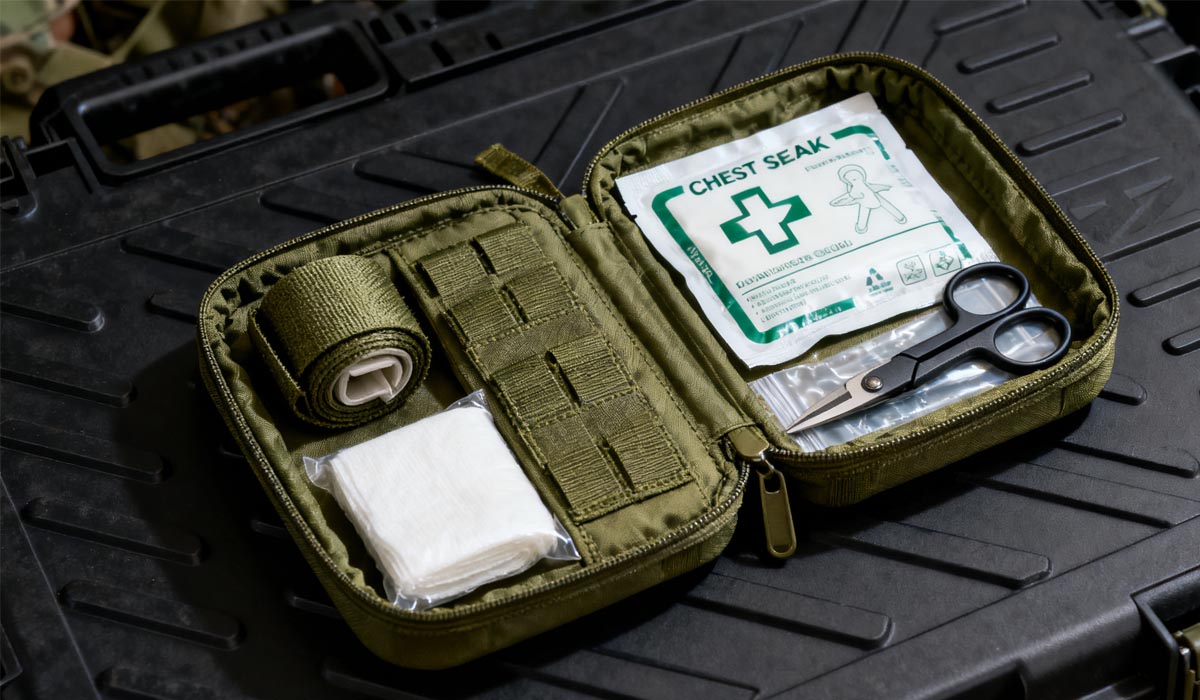 Tactical IFAK first aid kit